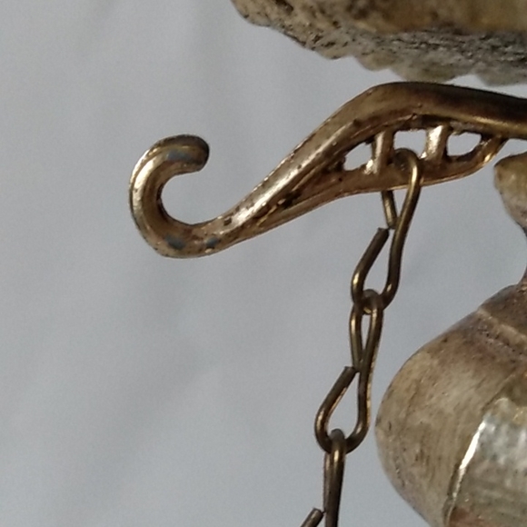 Dilly MFG Co Vintage gilded metal and marble pillar candleholders - Picture 12 of 16